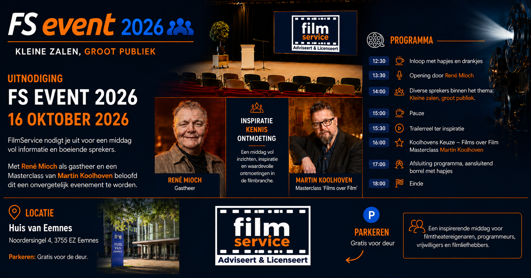FS Event 2026 Kleine Zalen, Groot Publiek